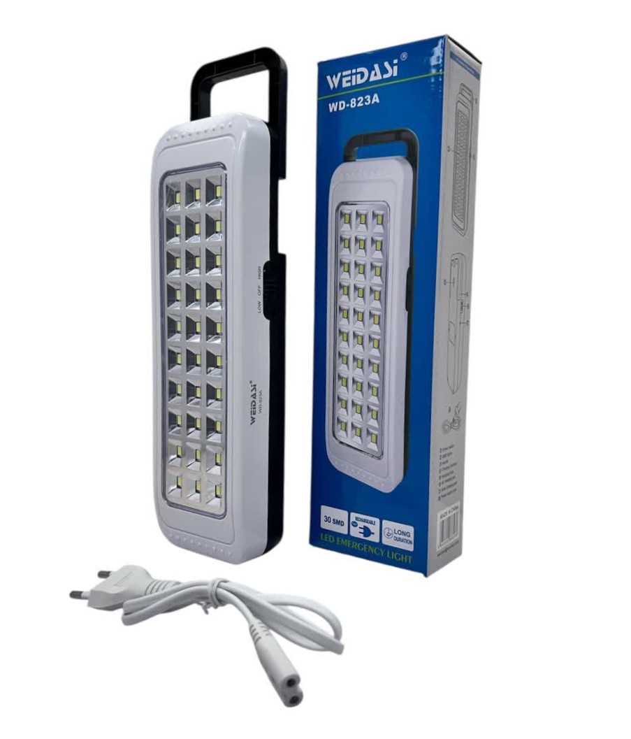 چراغ اضطراری ویداسی 30LED مدل WD-823A0