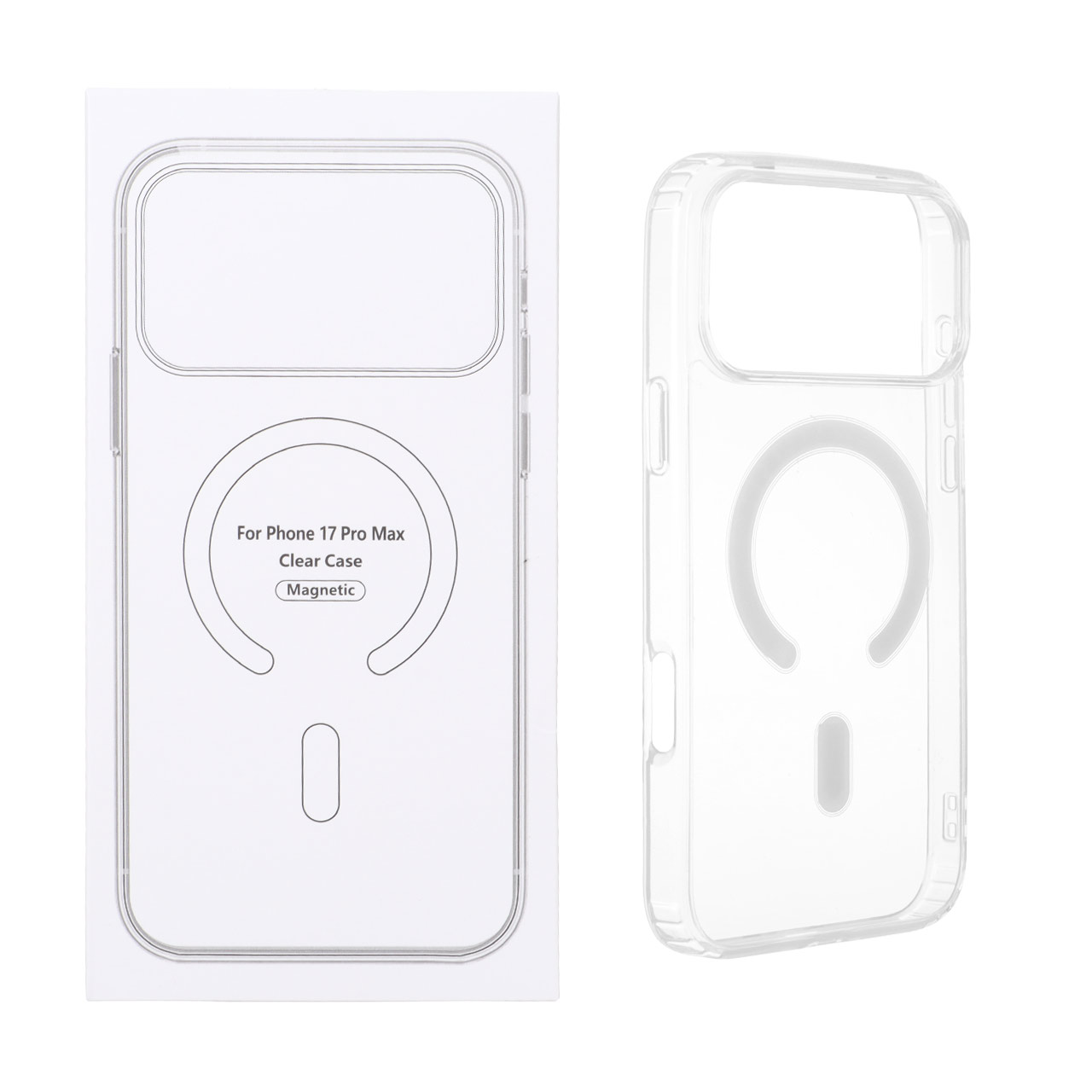 قاب شفاف Apple iPhone 17 Pro Max با قابلیت شارژ MagSafe