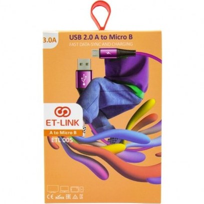 کابل شارژر Micro USB مارک ET-LINK مدل E5